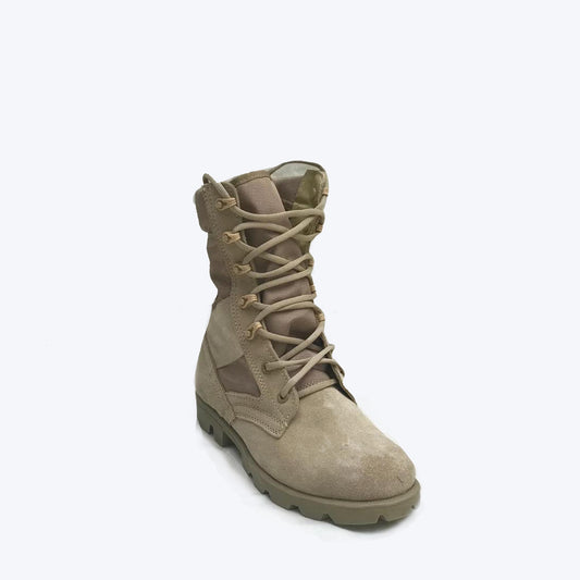 Bota Industrial Jungla Militar Cuero Carnaza Lona. PRECIO SIN IVA