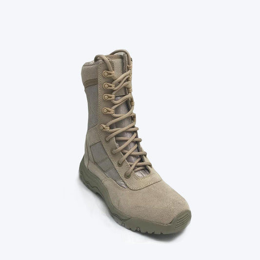 Bota Tenis Industrial Militar Cuero Carnaza Lona. PRECIO SIN IVA