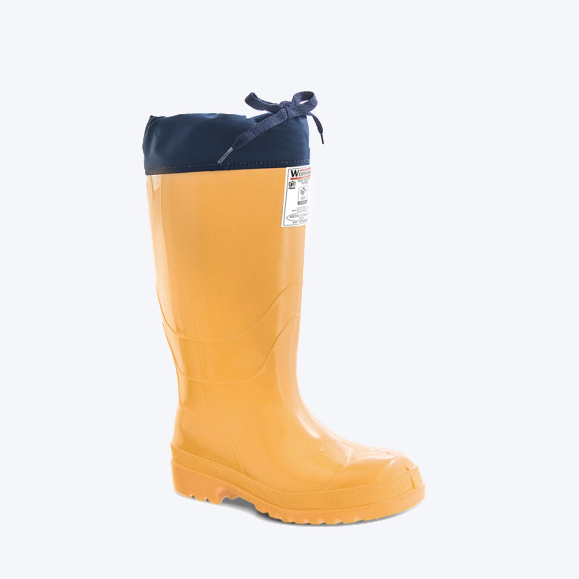 Botas en PVC para Industria de Alimentos . Con Protector Interno Termico Remobible y Collar Ajustable . Bota PVC Industrial para  uso  en Cuartos Frios a -20 grados conserva la temperatura del pie . Bota Comoda para Industria Avicola. Alimento . Agroindustrial .  Bota PVC Resistente a la Grasa Animal y Vegetal . Con Puntera 