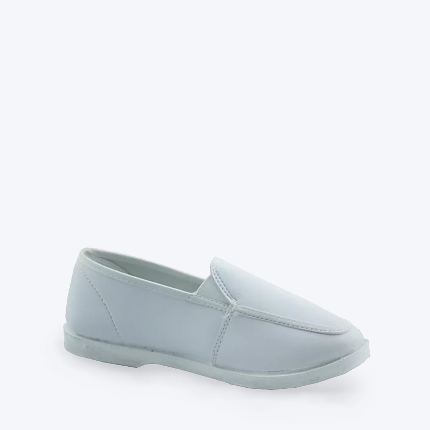 Zapato Dotación 203 Mocasín Sintético Blanco. PRECIO SIN IVA