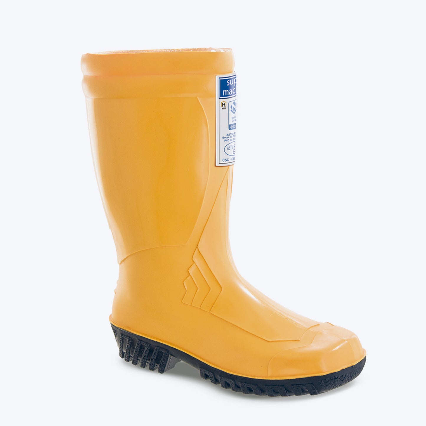 Bota Industrial PVC Supermachita Amarilla Mujer 5930026 Sin Puntera. PRECIO SIN IVA